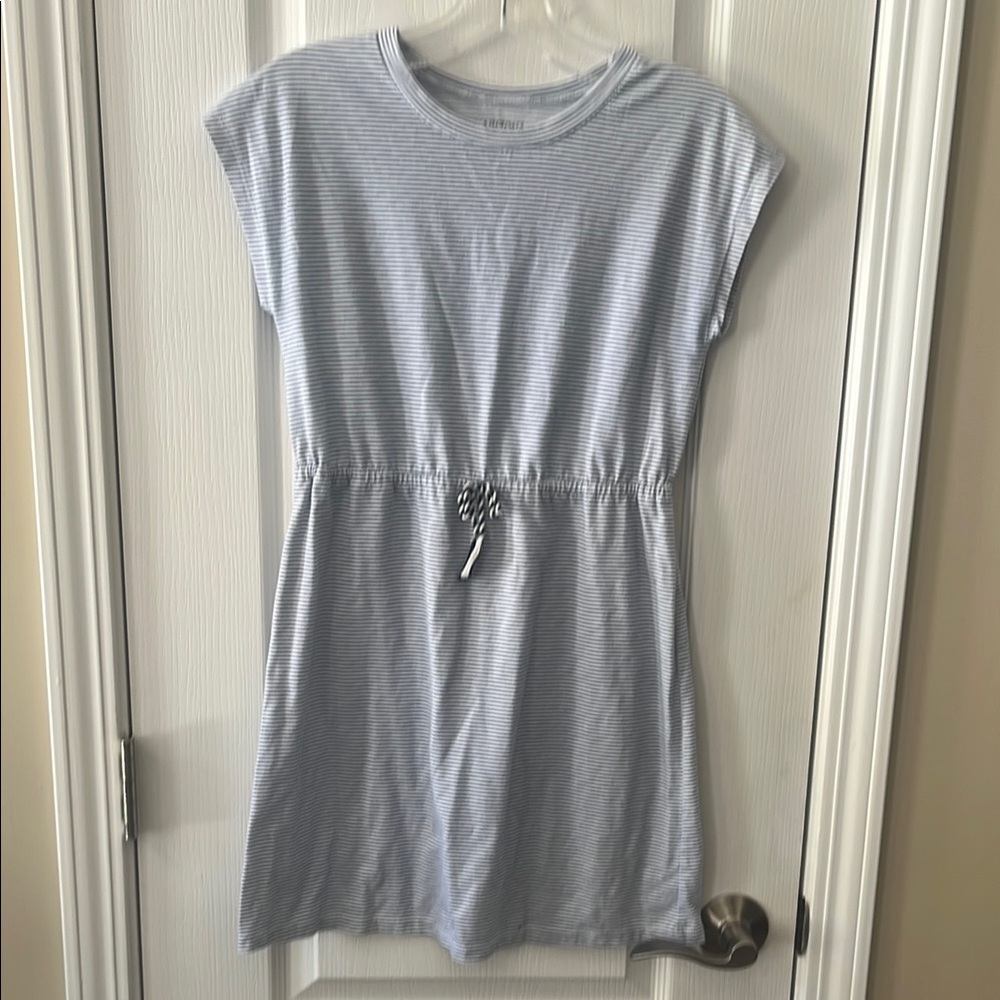 Striped Blue Kids Dress